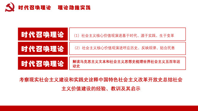 社会主义核心价值观教育PPT模板