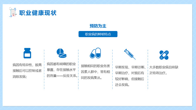 职业健康防护知识PPT模板