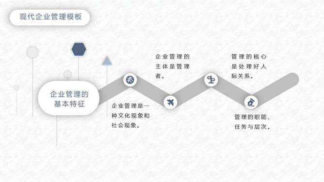 简洁企业管理培训课件PPT模板