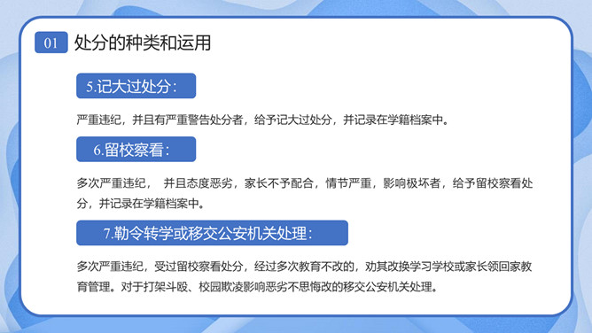 校风校纪整顿主题班会课件PPT模板