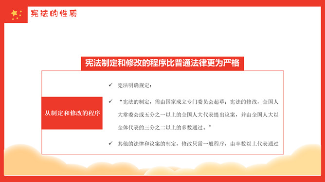 学宪法讲宪法法制教育PPT模板