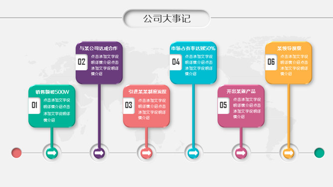 多彩微立体商业项目计划书PPT模板