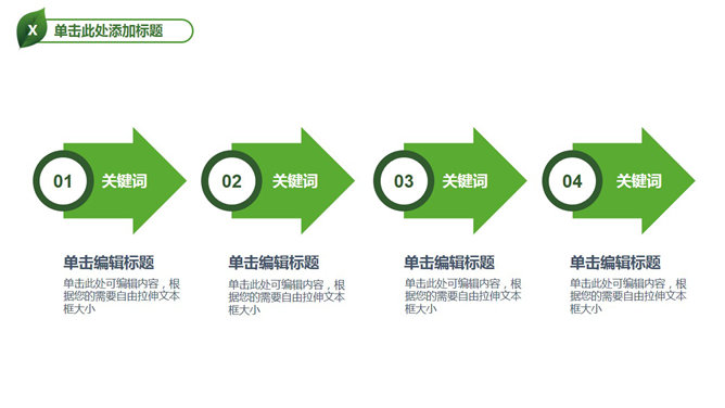 精美低碳节能绿色环保PPT模板