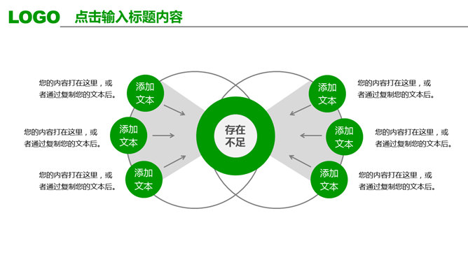 清爽绿色年终工作汇报PPT模板