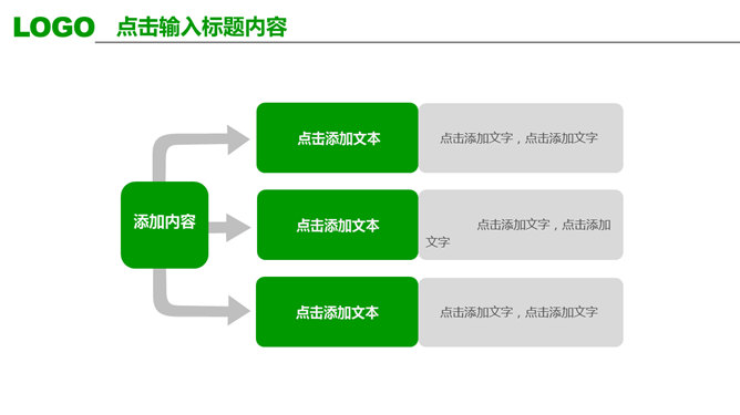 清爽绿色年终工作汇报PPT模板