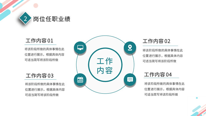 清新职级竞聘述职报告PPT模板