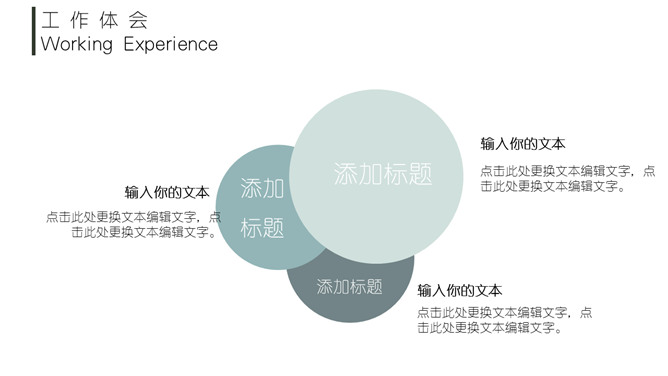 淡雅朦胧述职报告PPT模板