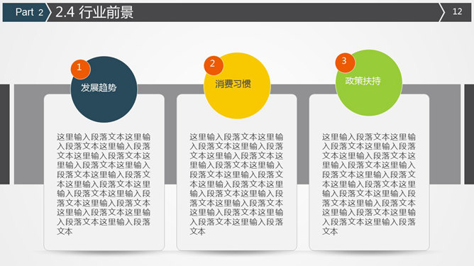 实用创业商业计划书PPT模板