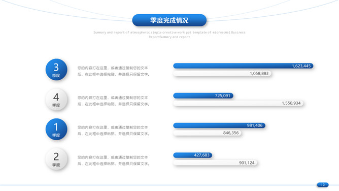 简约通用工作总结计划PPT模板