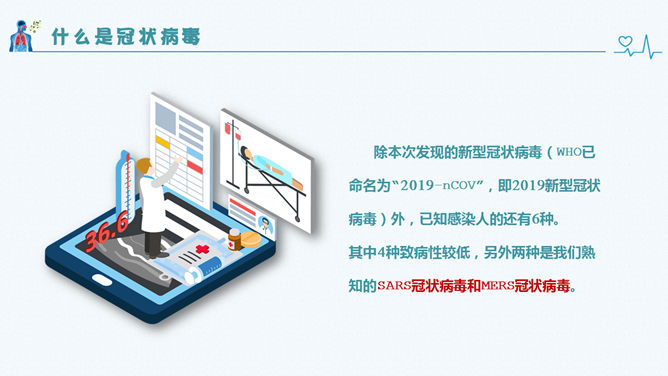 新型冠状病毒肺炎预防PPT模板