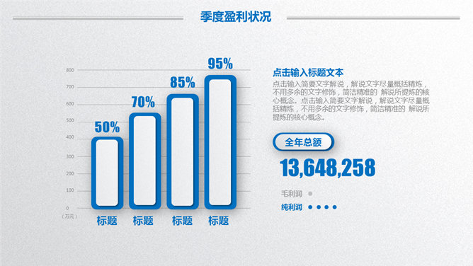 微立体商业创业计划书PPT模板