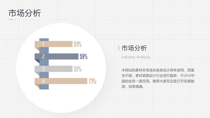 简洁大方商业计划书PPT模板