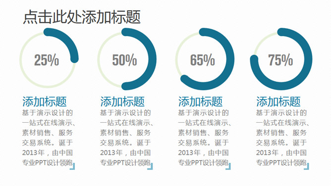 大气精美商务汇报PPT模板