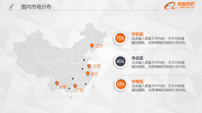 阿里巴巴公司专用PPT模板