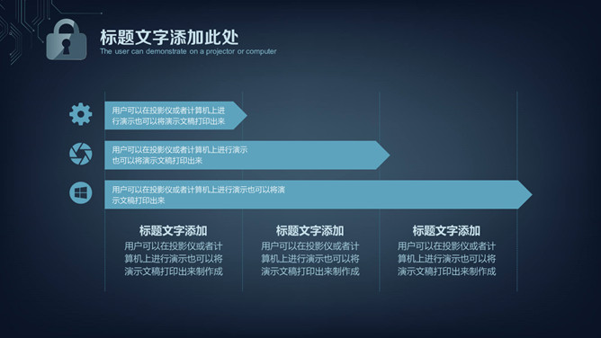 网络安全工作汇报PPT模板